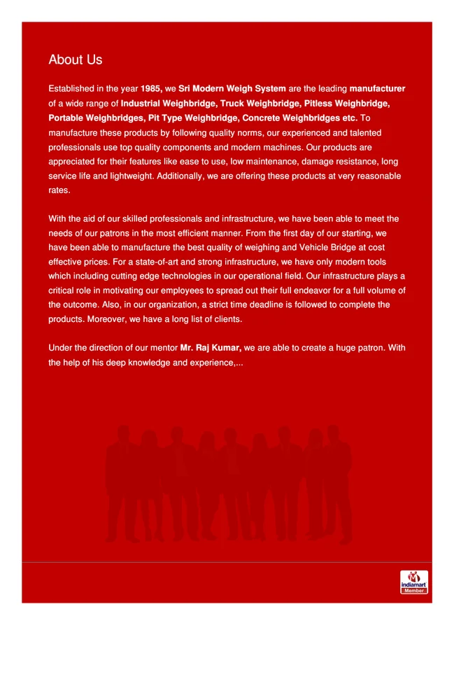 12M Digital Vehicle Weighbridge - Image 2