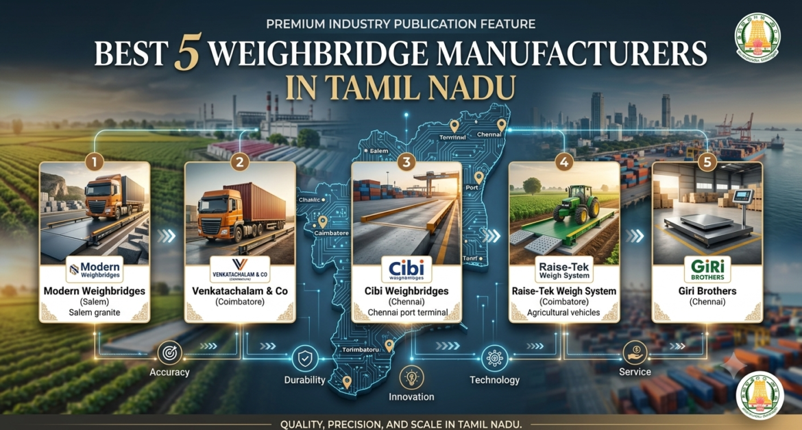Best Weighbridge Manufacturers in Tamil Nadu